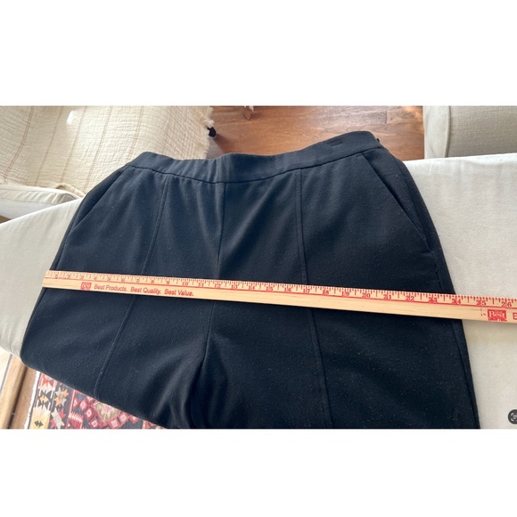 EILEEN FISHER 100% Soft Wool Lantern Pants with Side Zip in Black - L - Picture 8 of 10